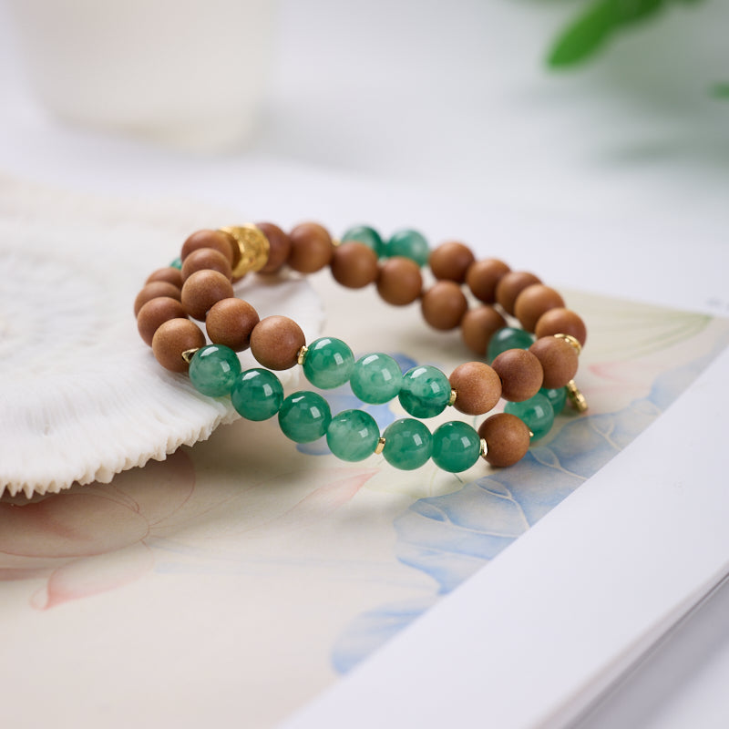 Jade Glimpse in the Deep Forest
